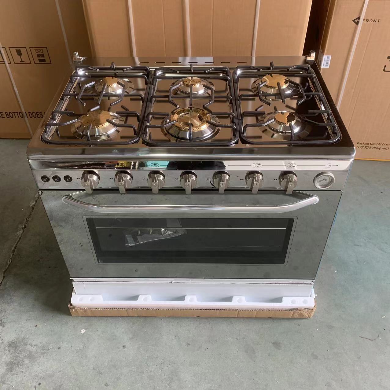 Commercial Kitchen Broiler - Fogão Industrial de 6 Queimadores com