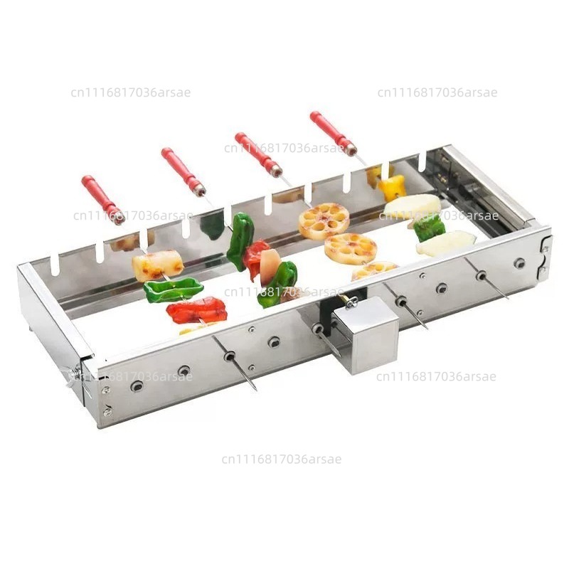 Hot Dog Roller Grill - Churrasqueira Comercial com Espetos, Grelha de