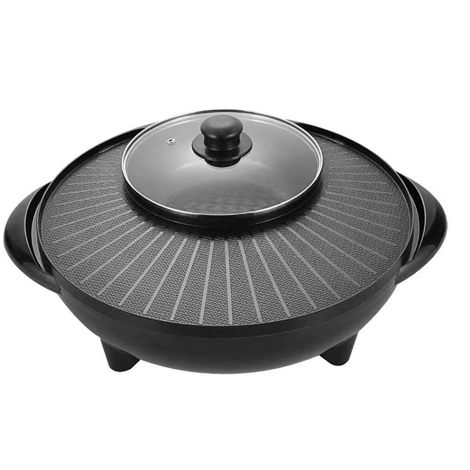Teppanyaki Grill Table - Churrasqueira Elétrica com Panela para Shabu