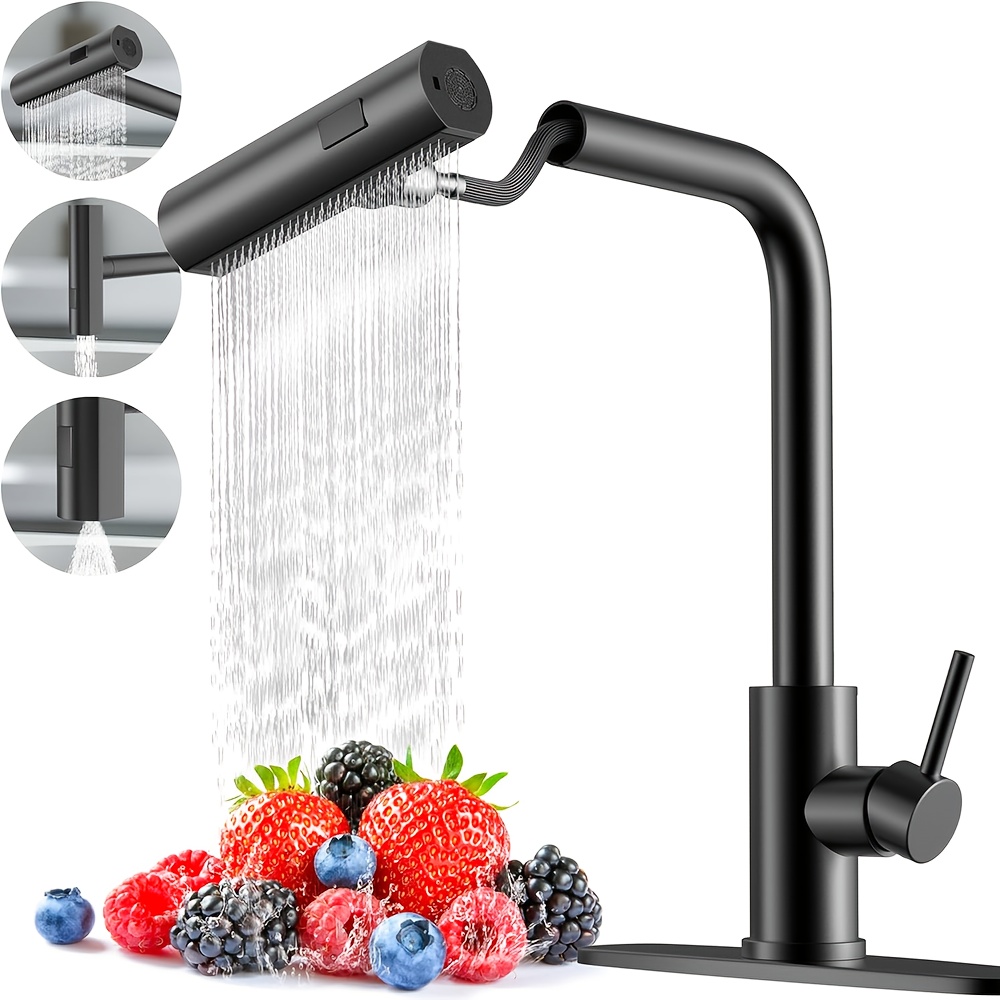 Commercial Kitchen Units - 1 pc torneira de cozinha preta