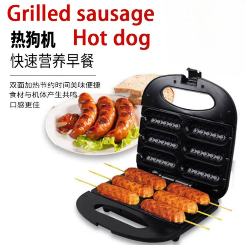 Hot Dog Roller Grill - Máquina Elétrica Comercial para Assar Salsichas