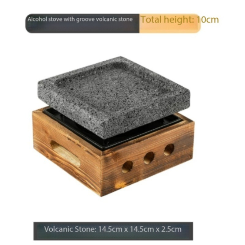 Chapa de Pedra Vulcânica com R - Teppanyaki Grill Table avaliação e preço
