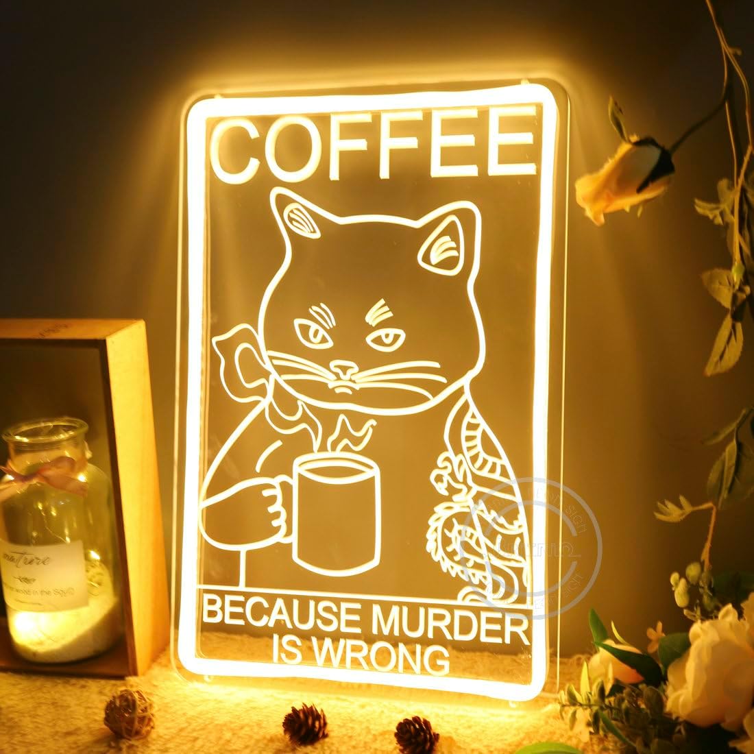 Letreiro Neon LED de Café com  - Commercial Kitchen Quotes avaliação e preço