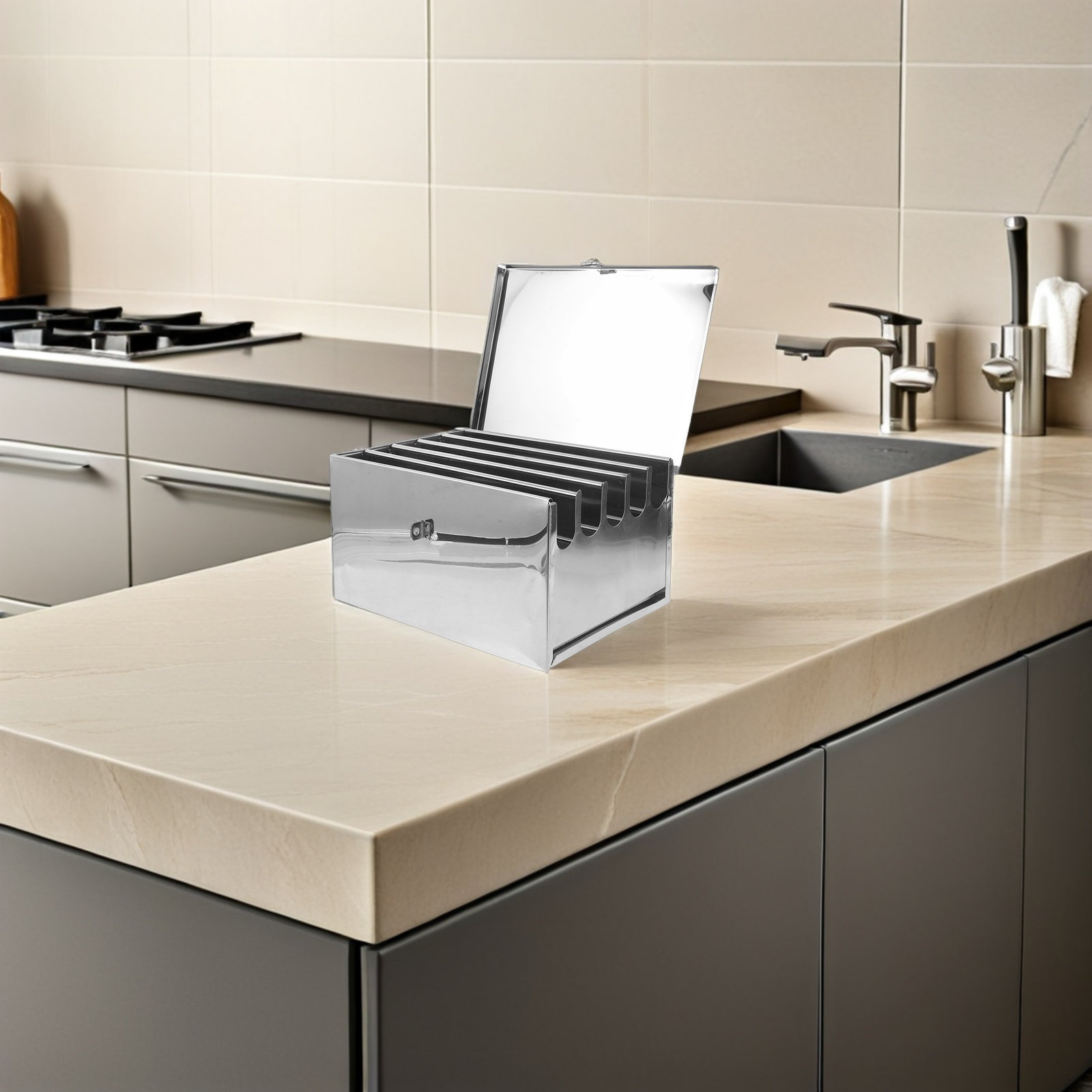 Suporte para Facas de Cozinha  - Commercial Kitchen Knife Safety avaliação e preço