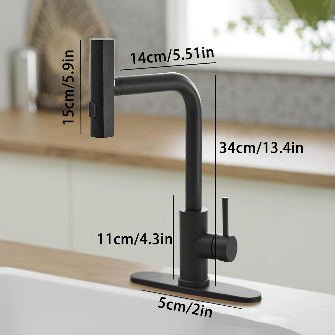 1 pc torneira de cozinha preta - Commercial Kitchen Units avaliação e preço