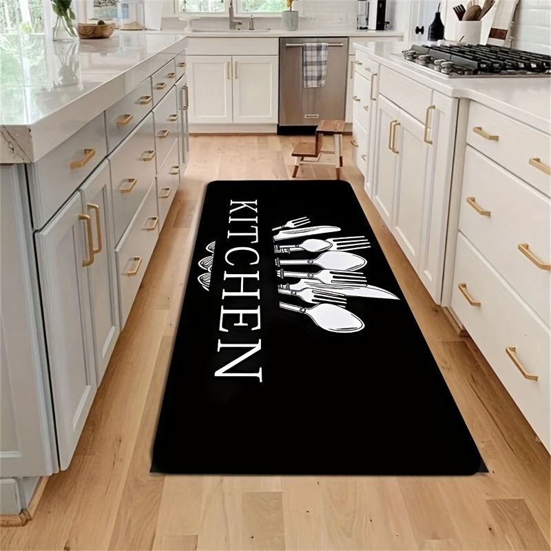 Tapete de Cozinha Preto, 1 Peç - Kitchen Flooring Commercial avaliação e preço