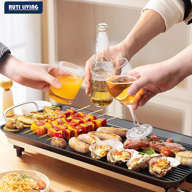 Churrasqueira Elétrica Grande  - Teppanyaki Grill Table avaliação e preço