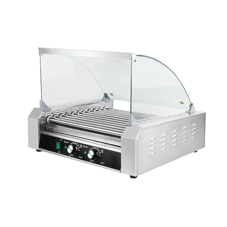 Cão-quente 11 rolo 27 cães gri - Hot Dog Roller Grill avaliação e preço