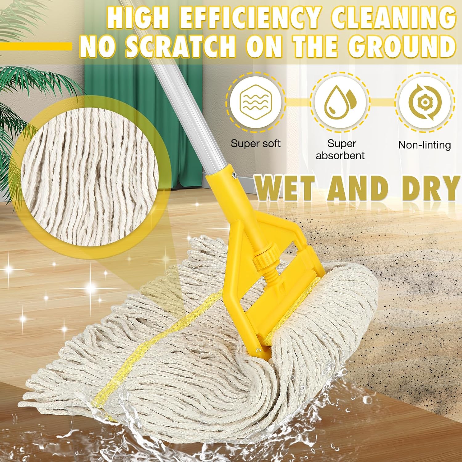 Mop Comercial de Algodão Indus - Commercial Kitchen Tile avaliação e preço