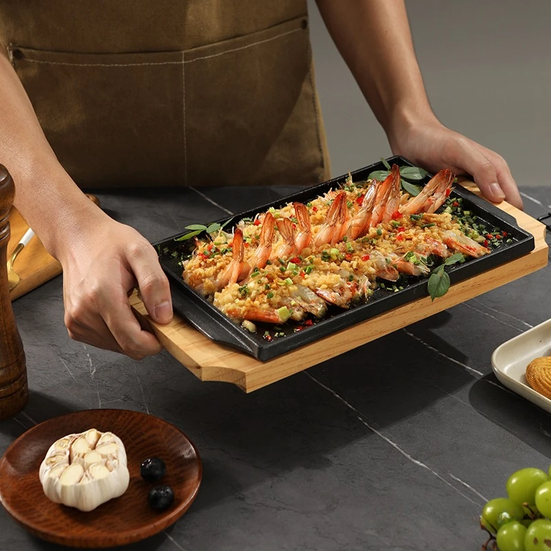 Chapa de Ferro Fundido Retangu - Teppanyaki Grill Table avaliação e preço