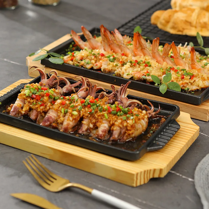 Chapa de Ferro Fundido Retangu - Teppanyaki Grill Table avaliação e preço