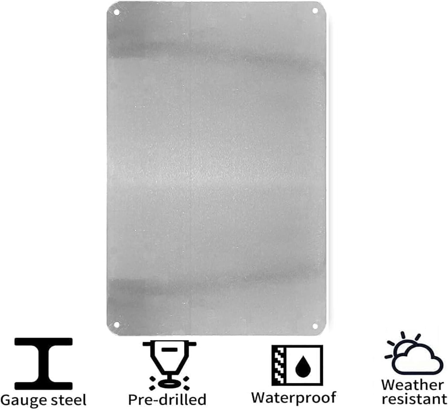 Placa de Metal Decorativa Esti - Commercial Kitchen Setup avaliação e preço