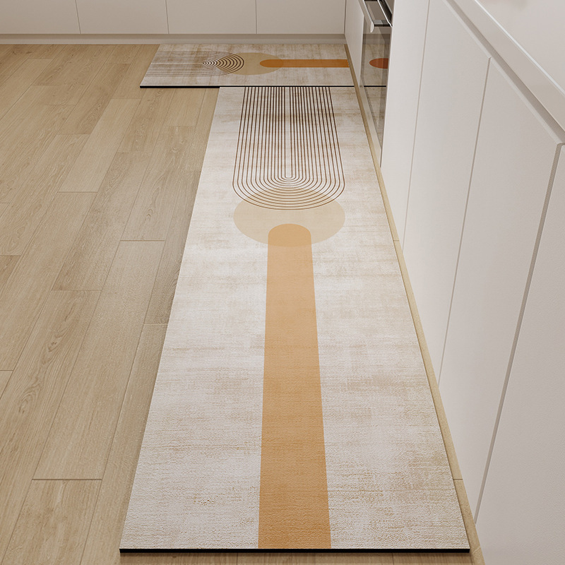 Tapete minimalista geométrico  - Kitchen Flooring Commercial avaliação e preço