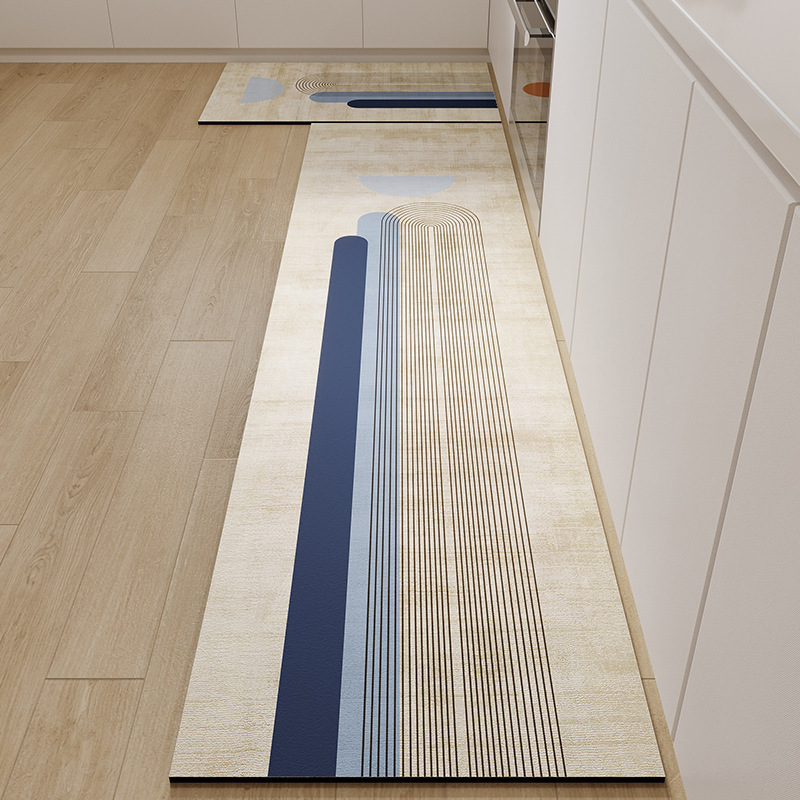 Tapete minimalista geométrico  - Kitchen Flooring Commercial avaliação e preço