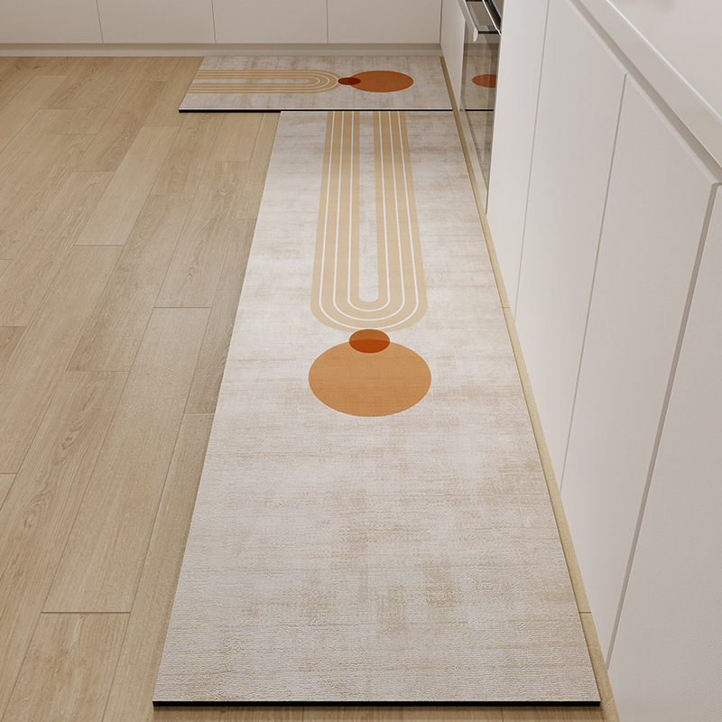 Tapete minimalista geométrico  - Kitchen Flooring Commercial avaliação e preço