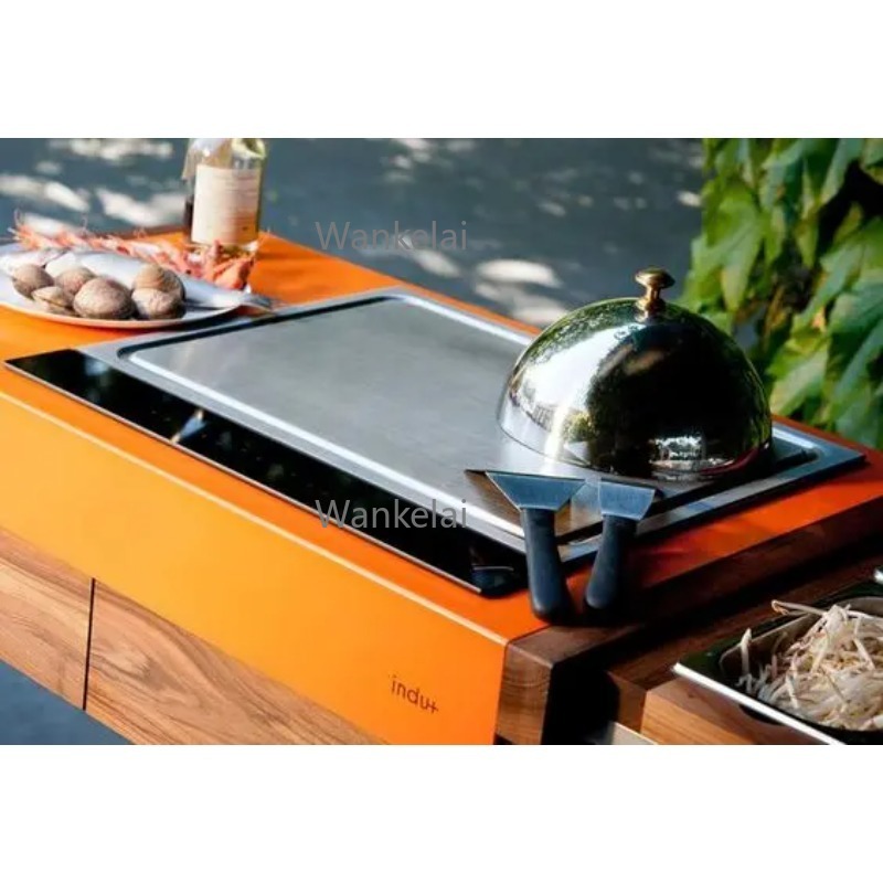 Grelha teppanyaki de indução e - Teppanyaki Grill Table avaliação e preço