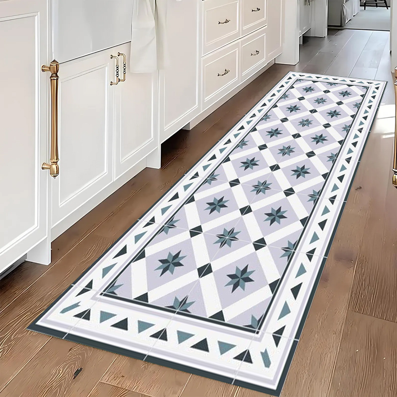 Tapete Runner com Estampa Geom - Commercial Kitchen Tile avaliação e preço