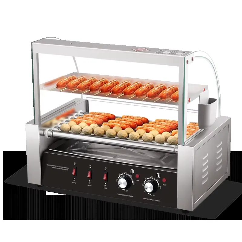 2026 Máquina de Grelhar Salsic - Hot Dog Roller Grill avaliação e preço