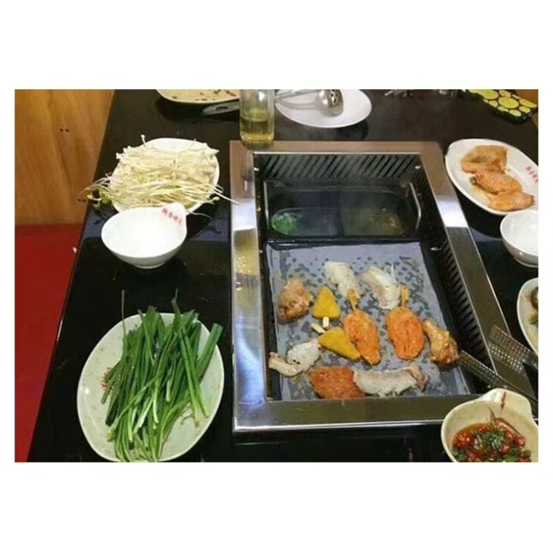 Mesa elétrica comercial para c - Teppanyaki Grill Table avaliação e preço