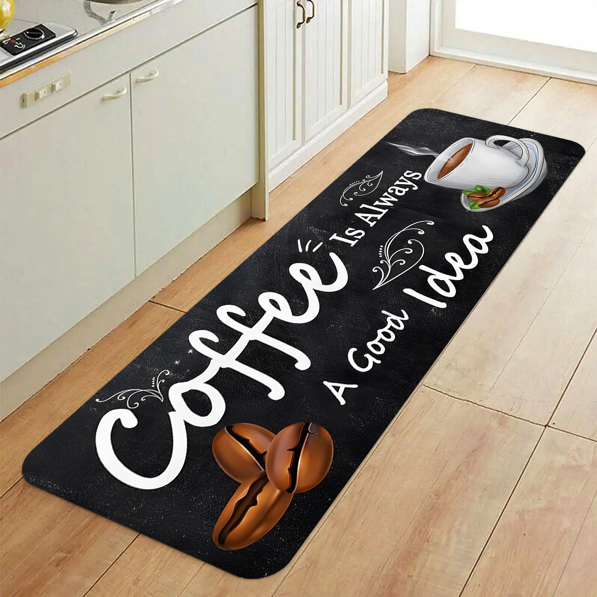 Tapete com citação Coffee Time - Commercial Kitchen Quotes avaliação e preço