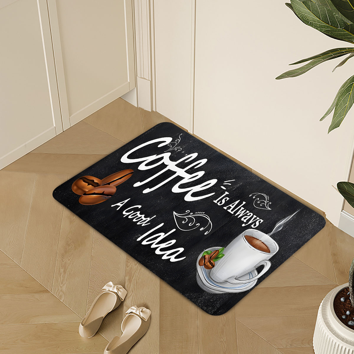 Tapete com citação Coffee Time - Commercial Kitchen Quotes avaliação e preço